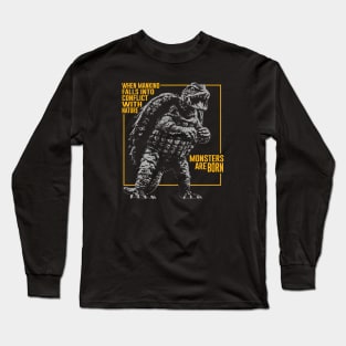 GAMERA - Monsters are born Long Sleeve T-Shirt